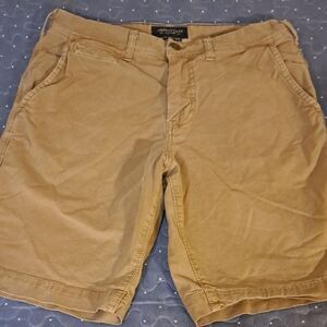 American Eagle Outfitters Men's Classic Tan Shorts Size 30